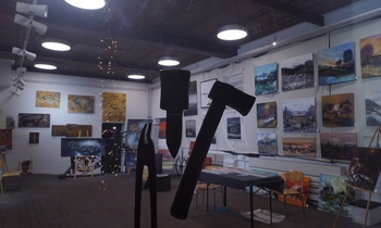 Jura Artistique expose au musée du fer et du chemin de fer.