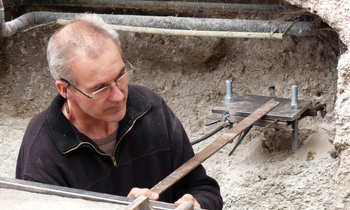TRAVAUX SUR LE CANAL USINIER DES GRANDES FORGES : ALBUM DE JEAN COMBE