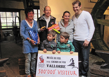 WILLKOMMEN DEM 500'000. BESUCHER